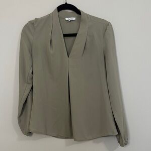 Bar III Women's Blouse in Olive Green